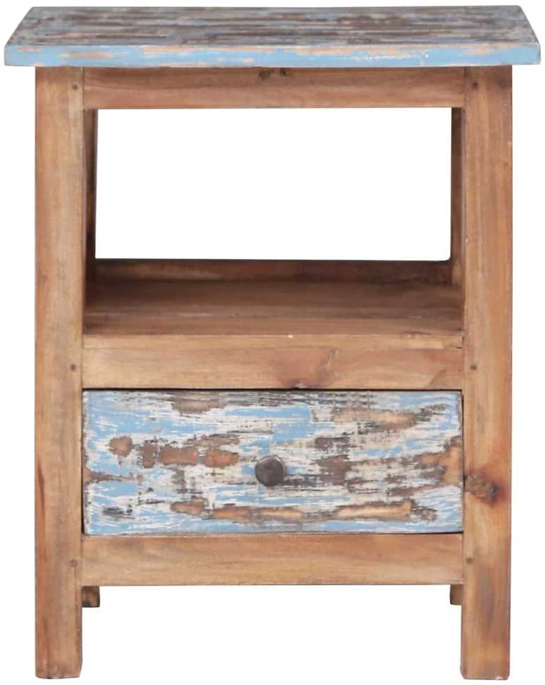 Naktinė spintelė, 41x30x50cm, raudonmedžio medienos masyvas