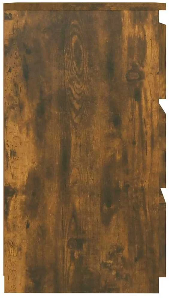 Naktinė spintelė, dūminio ąžuolo, 40x35x62,5cm, mediena