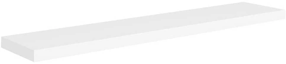 Pakabinama sieninė lentyna, baltos spalvos, 120x23,5x3,8cm, MDF