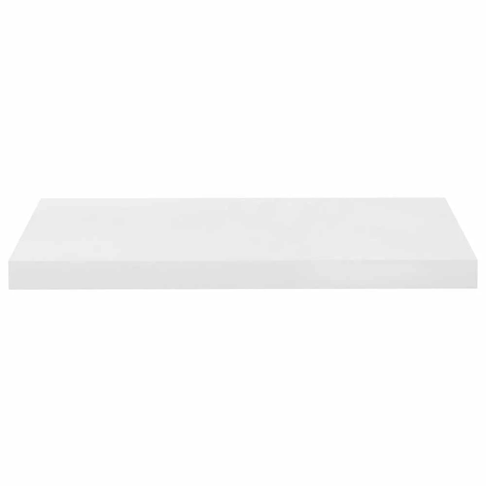 Pakabinamos lentynos, 2vnt., baltos, 60x23,5x3,8cm, MDF