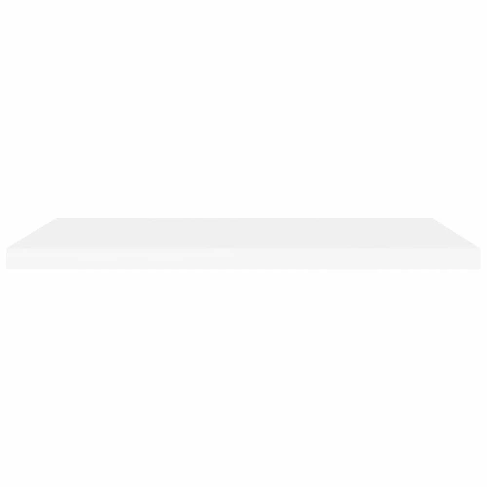 Pakabinamos lentynos, 2vnt., baltos, 90x23,5x3,8cm, MDF