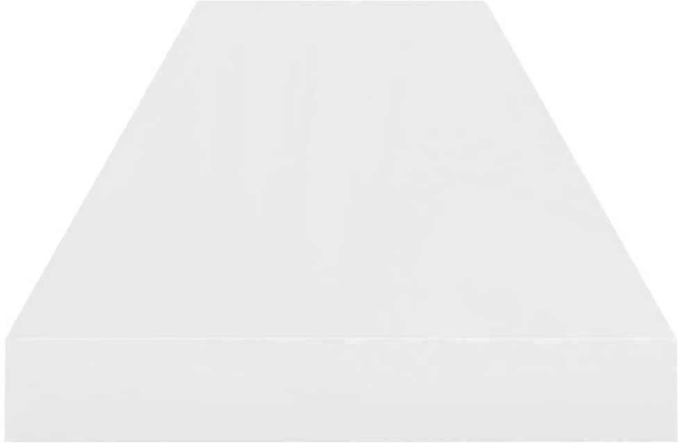 Pakabinamos lentynos, 2vnt., baltos, 90x23,5x3,8cm, MDF