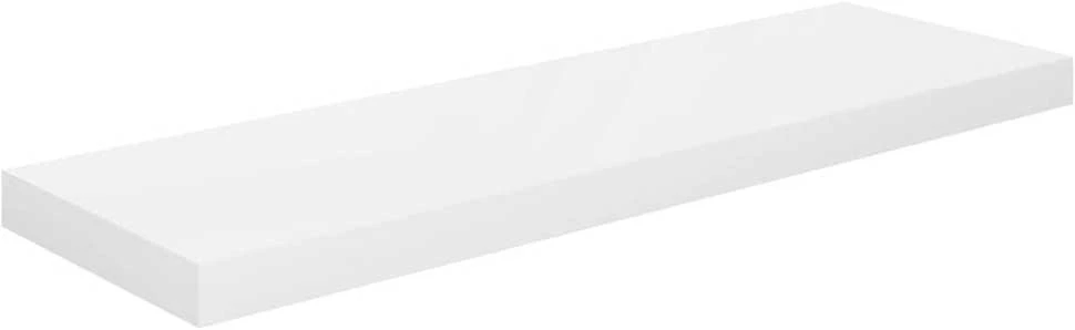 Pakabinamos lentynos, 4vnt., baltos, 80x23,5x3,8cm, MDF