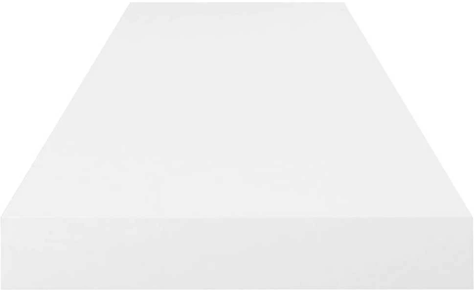 Pakabinamos lentynos, 4vnt., baltos, 80x23,5x3,8cm, MDF