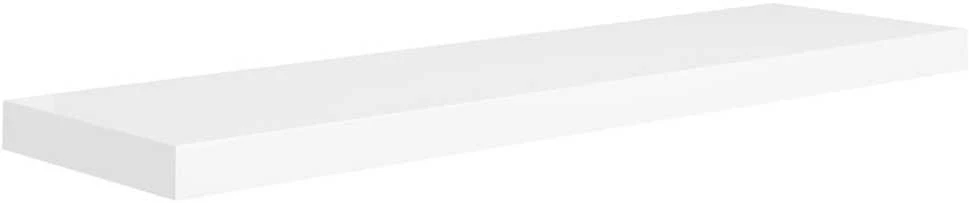 Pakabinamos lentynos, 4vnt., baltos, 90x23,5x3,8cm, MDF