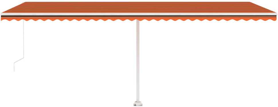 Pastatoma ištraukiama markizė, oranžinė/ruda, 600x350cm