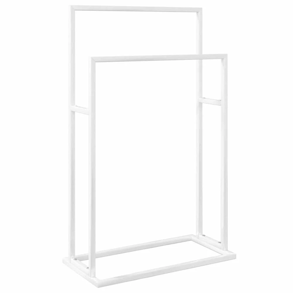 Pastatoma rankšluosčių kabykla, balta, 48x24x78,5cm, geležis