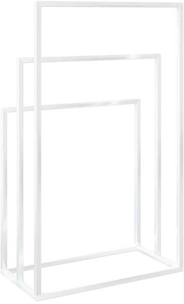 Pastatoma rankšluosčių kabykla, balta, 48x24x79cm, geležis