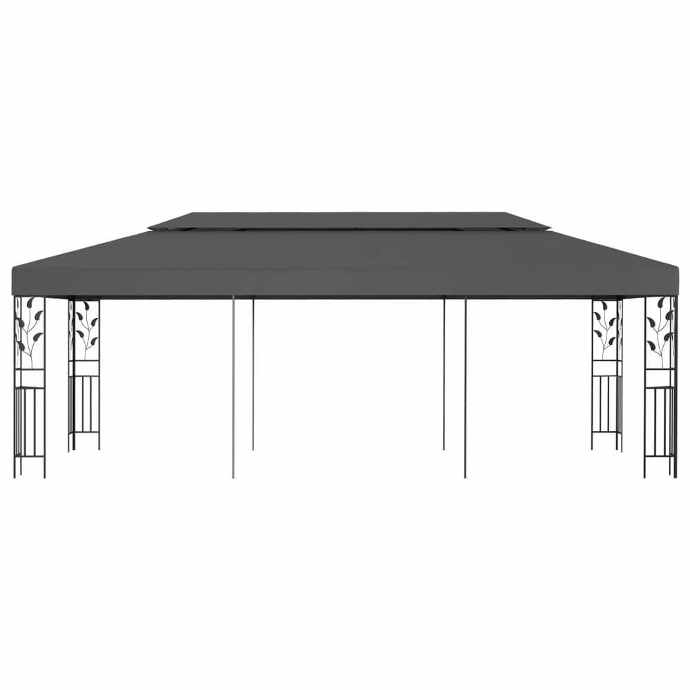 Pavėsinė, antracito spalvos, 3x6m