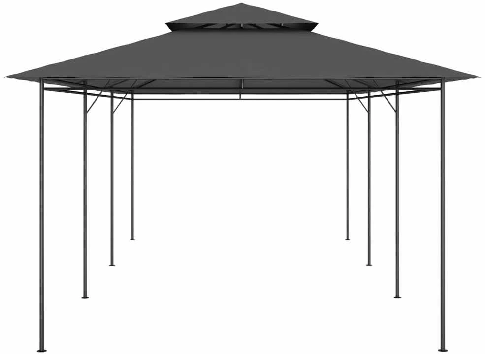 Pavėsinė, antracito spalvos, 600x298x270cm