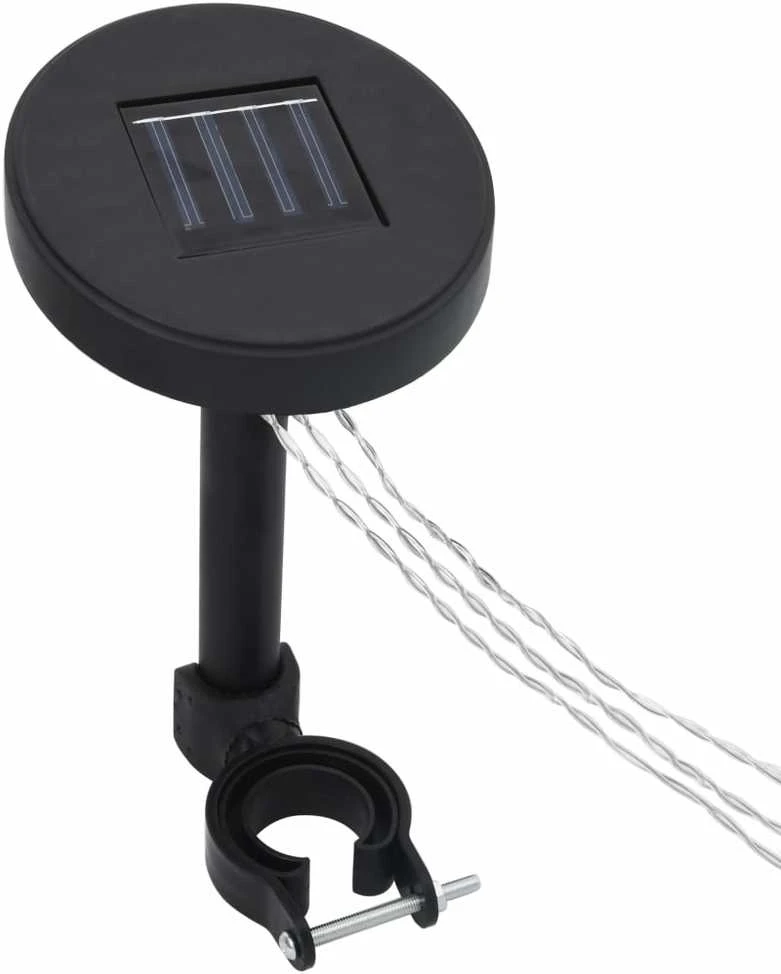 Pavėsinė su lemputėmis LED, antracito, 3x4m