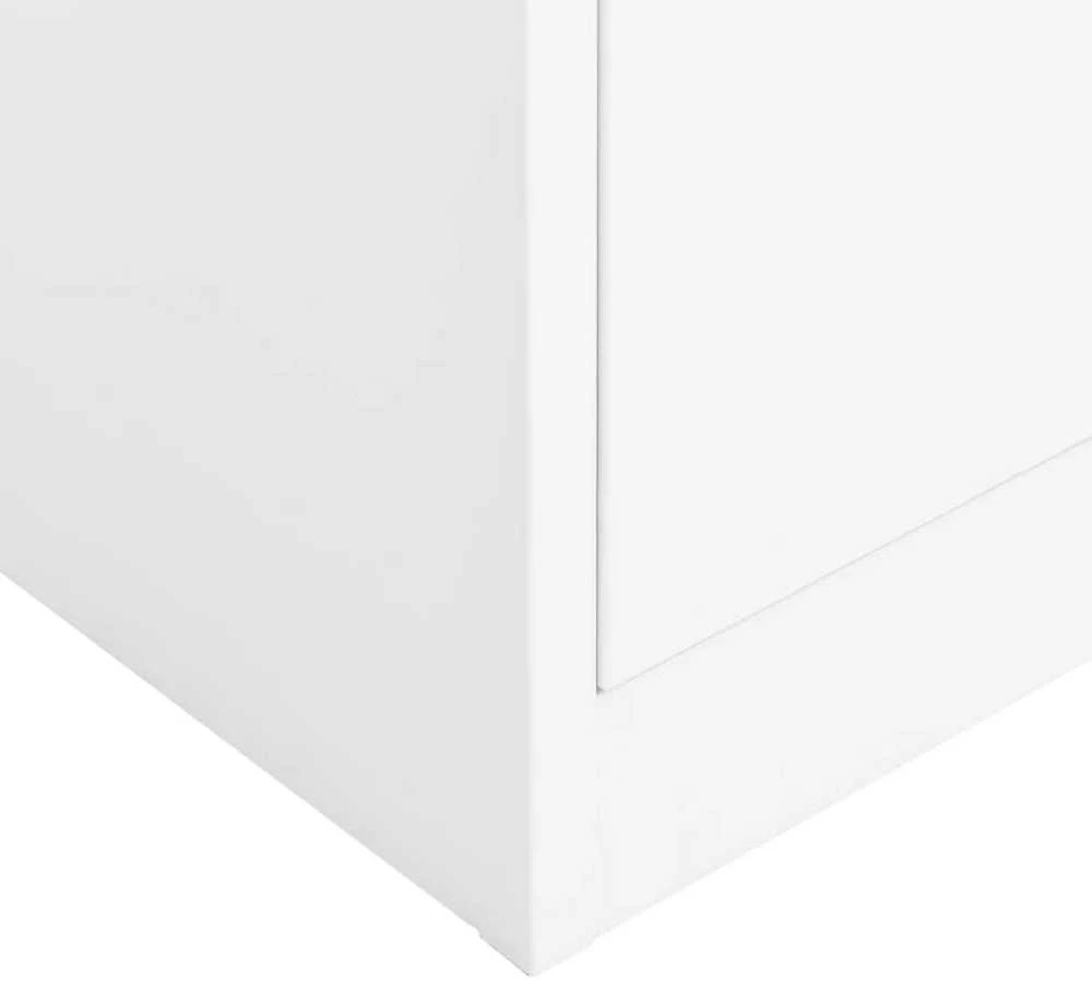 Persirengimo spintelė, baltos spalvos, 90x40x180cm, plienas