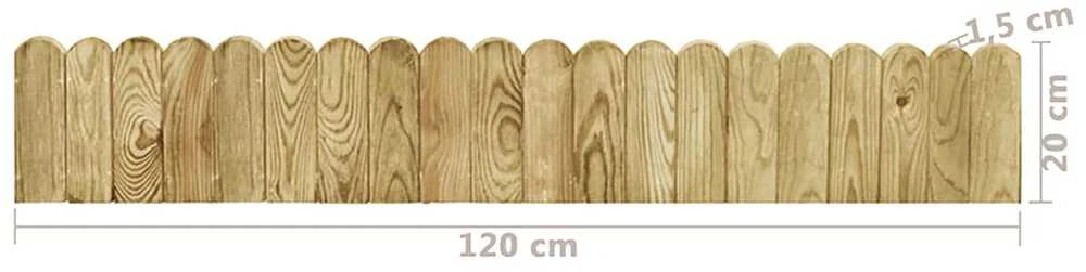 Pertvaros ritinys, žalias, 120cm, impregnuota pušies mediena