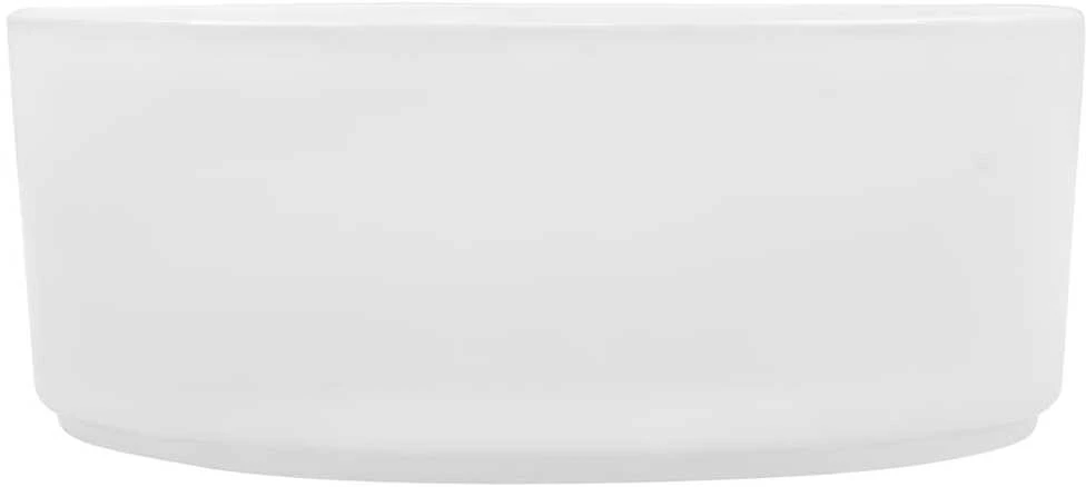 Praustuvas, baltos sp., 36x14cm, keramika