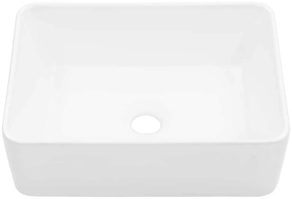 Praustuvas, baltos sp., 40x30x13cm, keramika
