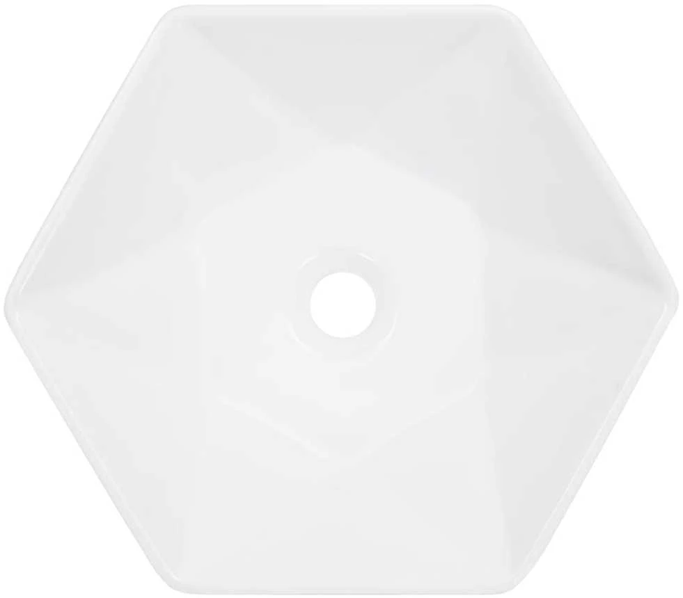 Praustuvas, baltos sp., 41x36,5x12cm, keramika