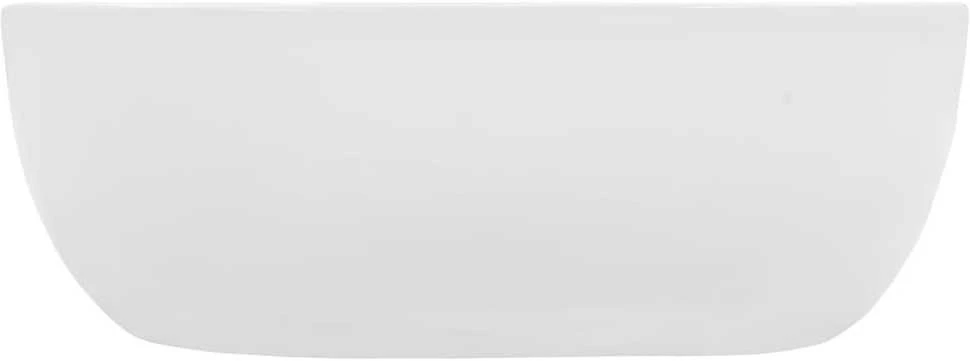 Praustuvas, baltos sp., 42,5x42,5x14,5cm, keramika