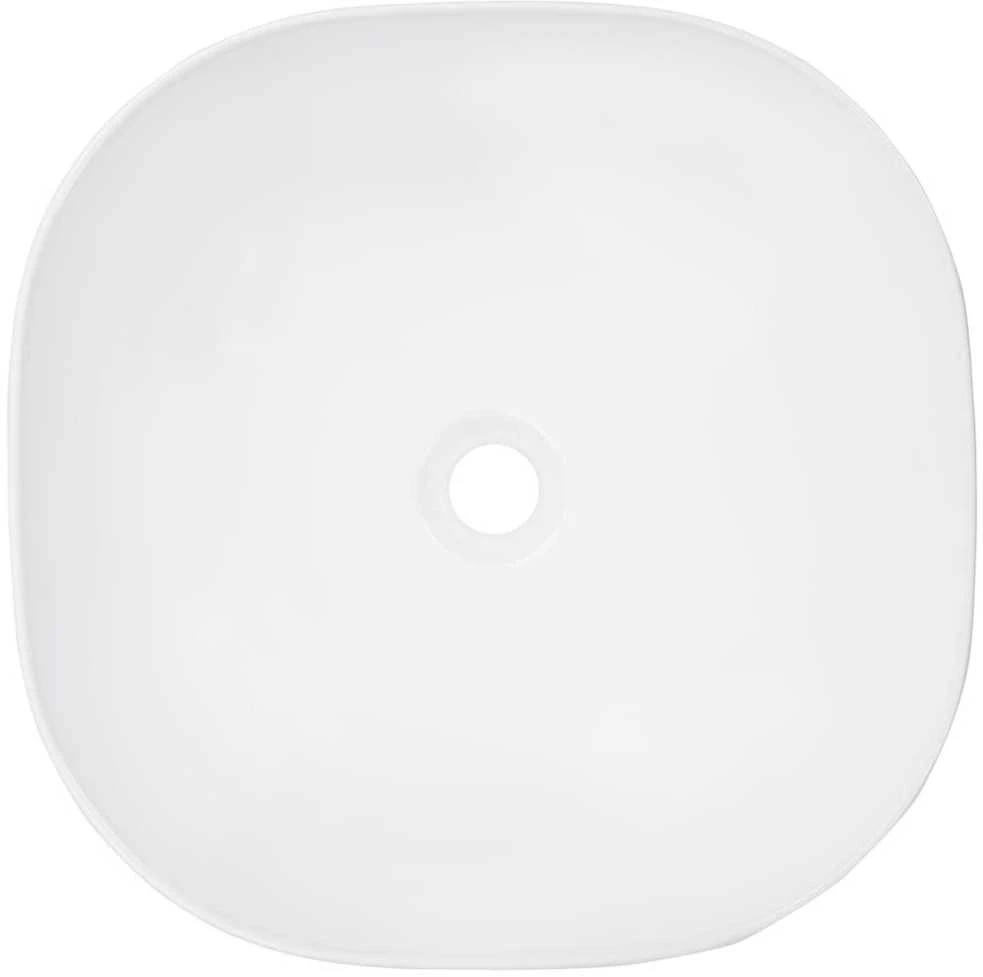 Praustuvas, baltos sp., 42,5x42,5x14,5cm, keramika