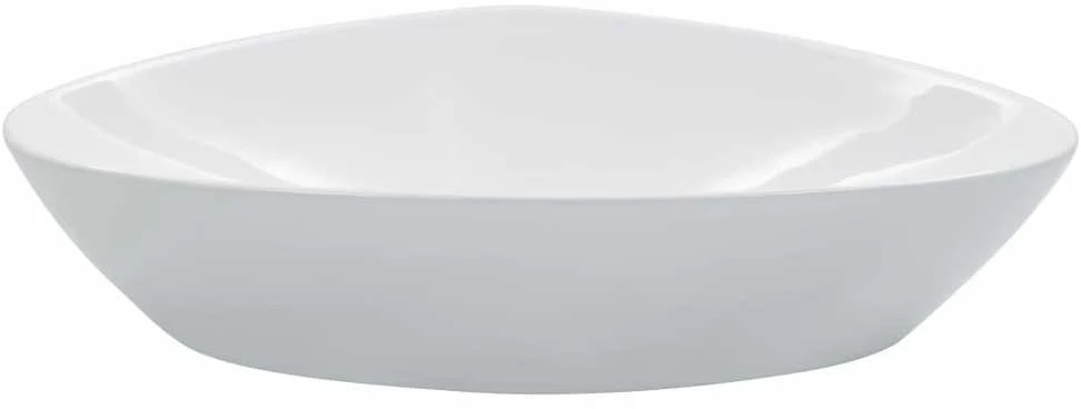 Praustuvas, baltos sp., 58,5x39x14 cm, keramika