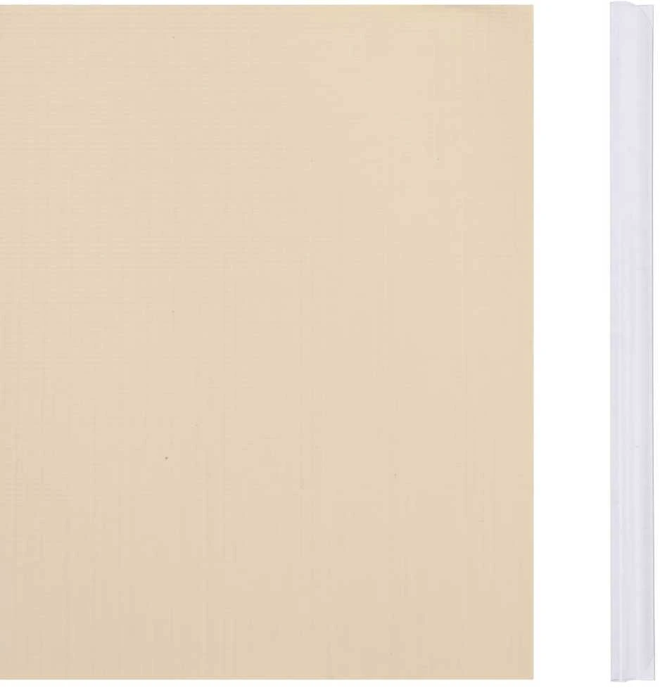 Privatumo suteikianti sodo pertvara, kreminė, 35x0,19m, PVC