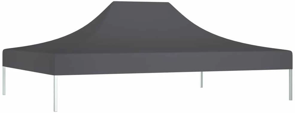 Proginės palapinės stogas, antracito spalvos, 4,5x3m, 270 g/m²