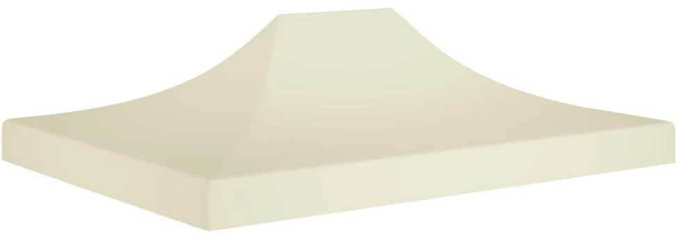 Proginės palapinės stogas, kreminės spalvos, 4,5x3m, 270 g/m²