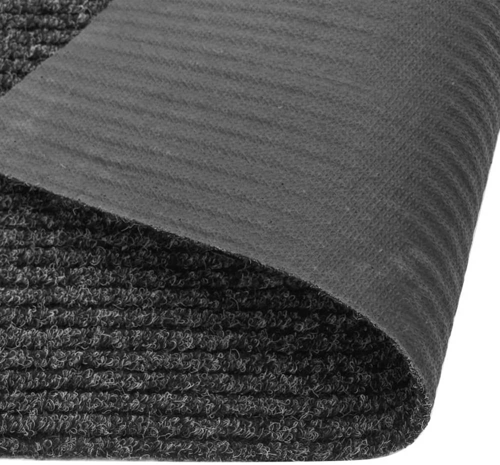 Purvą sugeriantis kilimas-takelis, antracito spalvos, 100x400cm