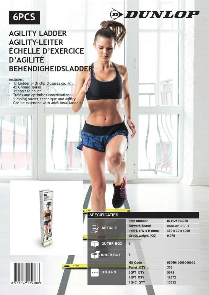 "Dunlop Sport Agility" treniruočių kopėčios