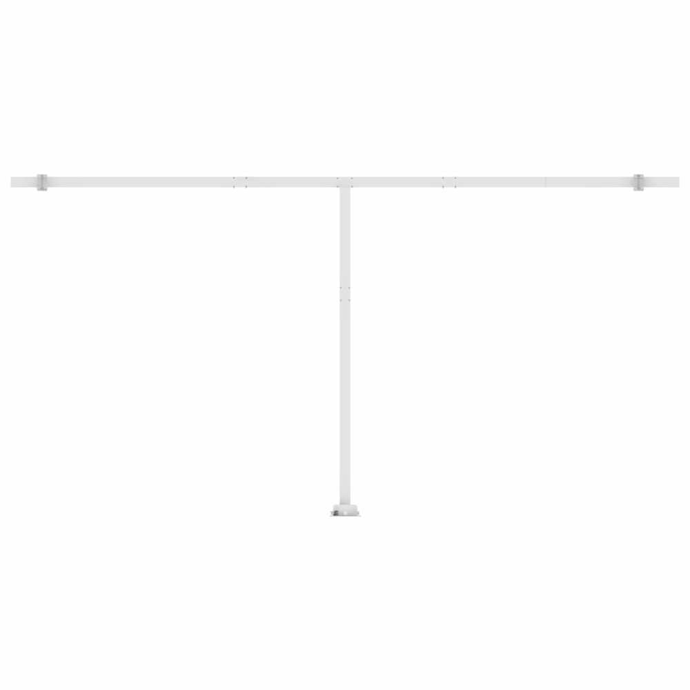 Rankiniu būdu ištraukiama markizė su LED, antracito, 600x350cm