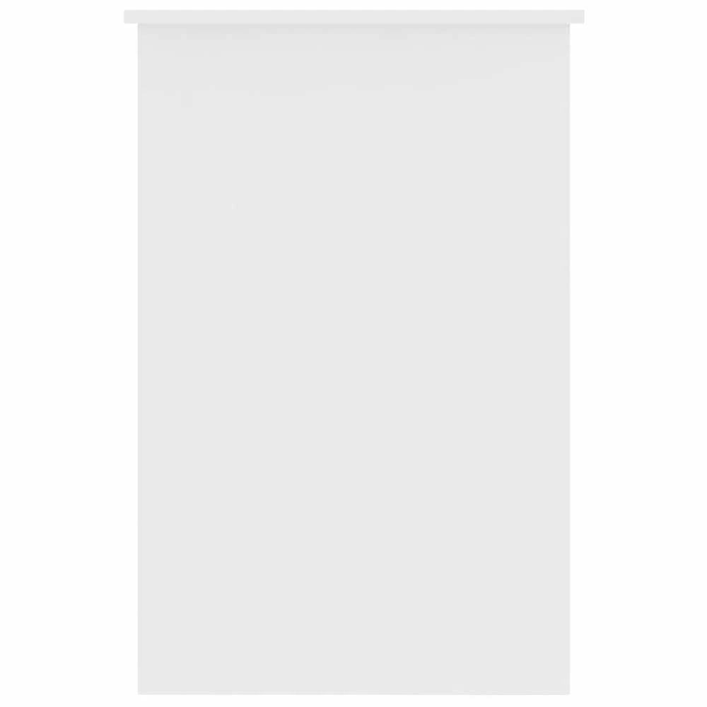 Rašomasis stalas, baltos spalvos, 100x50x76cm, apdirbta mediena