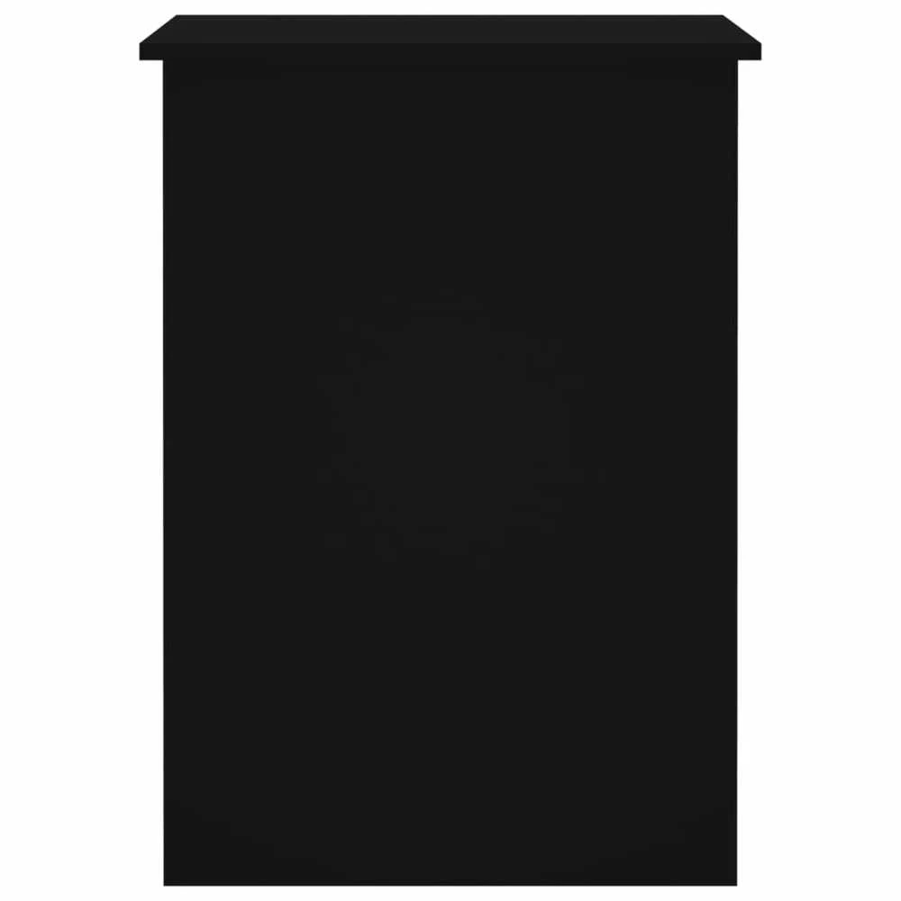 Rašomasis stalas, juodos spalvos, 100x55x75cm, apdirbta mediena