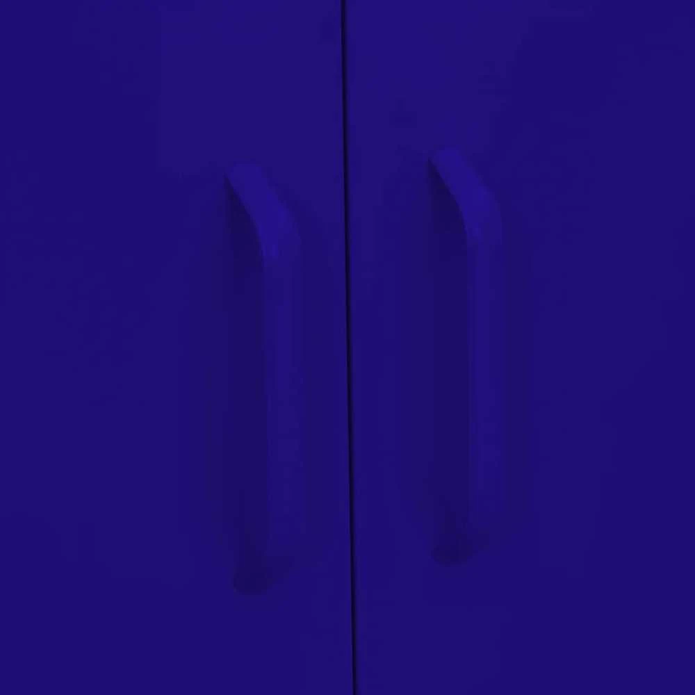 Sandėliavimo spintelė, tamsiai mėlyna, 80x35x101,5cm, plienas