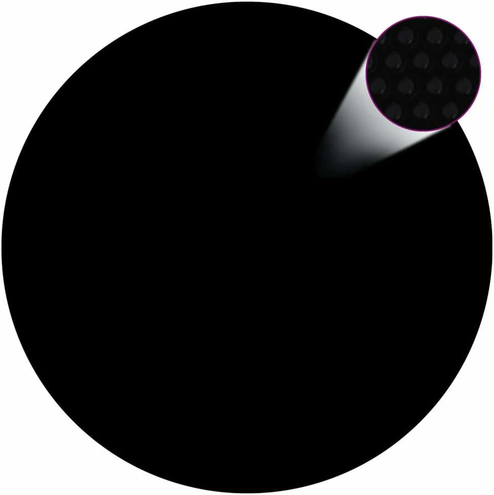 Saulę sugerianti baseino plėvelė, juoda/mėlyna, 488cm, PE