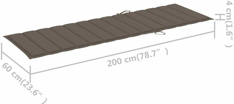 Sofa Saulės gultai su čiužinukais, 2vnt., akacijos medienos masyvas