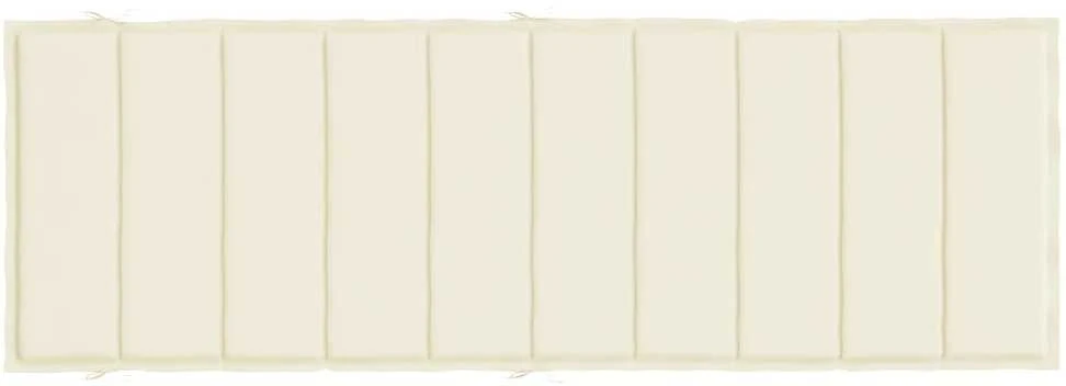 Saulės gulto čiužinukas, kreminės spalvos, 186x58x3cm, audinys