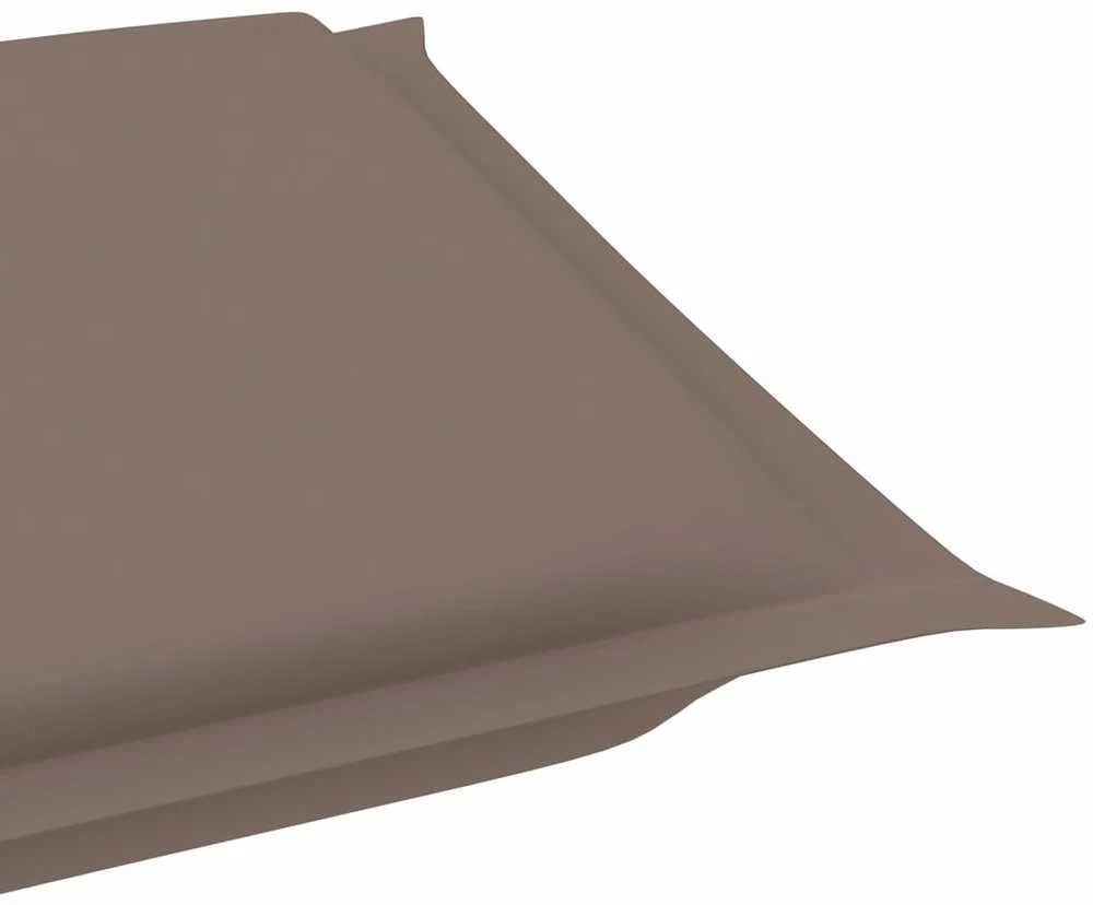 Saulės gulto čiužinukas, taupe spalvos, 186x58x3cm, audinys