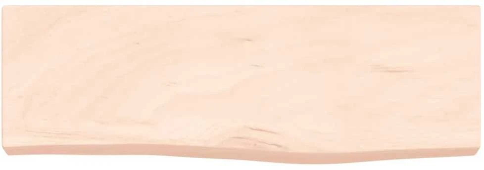 Sieninė lentyna, 60x20x6cm, neapdorotas ąžuolo masyvas