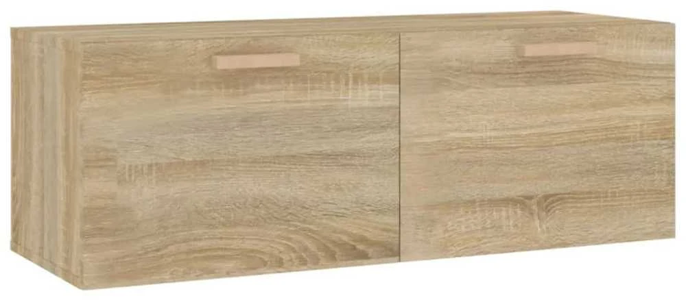 Sieninė spintelė, ąžuolo, 100x36,5x35cm, apdirbta mediena