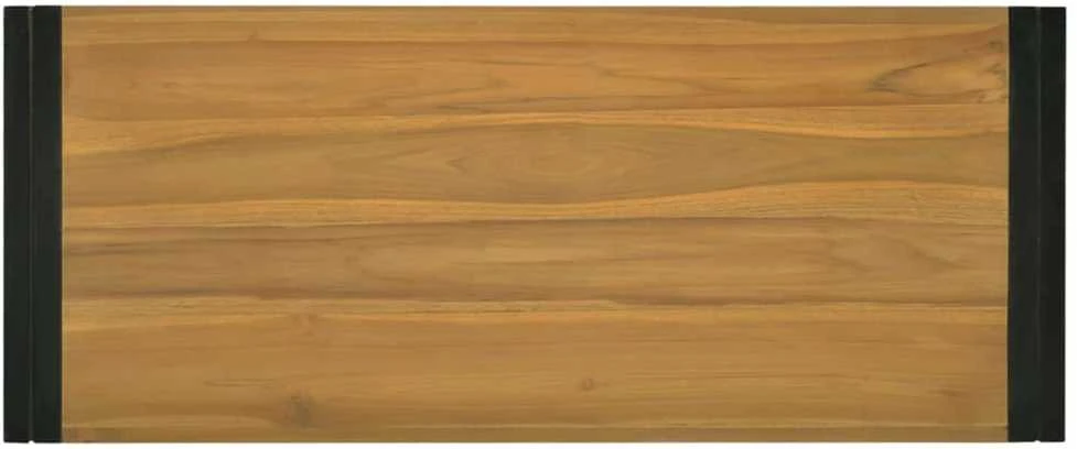 Sieninė vonios kambario spintelė, 110x45x35cm, tikmedis