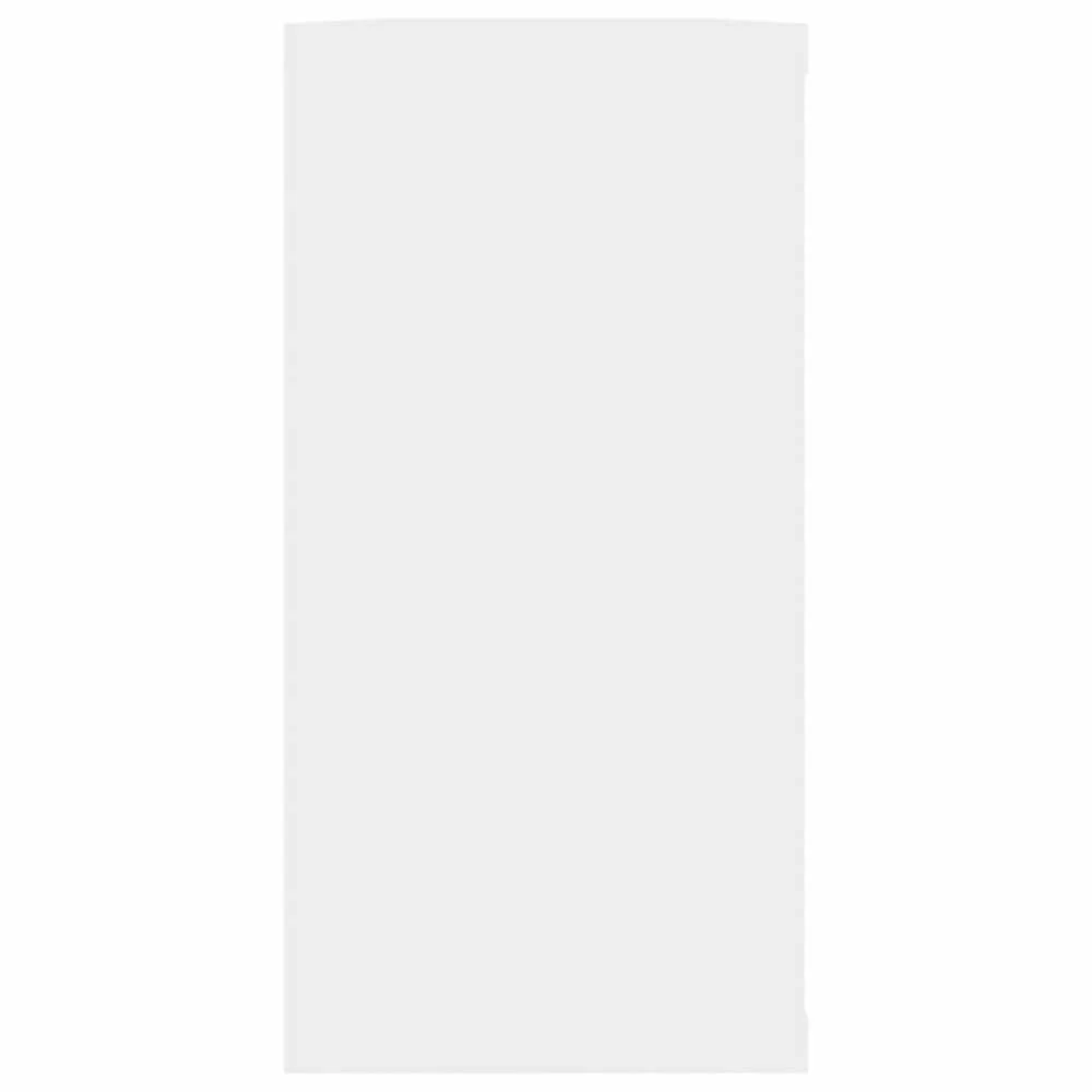 Sieninės lentynos, 2vnt., baltos, 100x15x30cm, apdirbta mediena