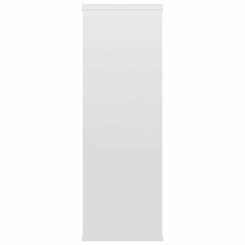 Sieninės lentynos, baltos, 104x20x58,5cm, apdirbta mediena