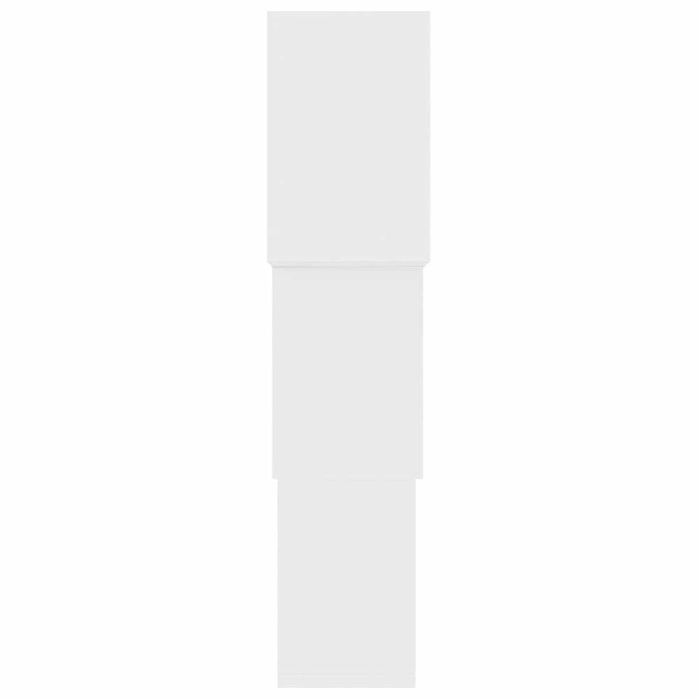 Sieninės lentynos, baltos sp., 68x15x68cm, MDP, kubo formos