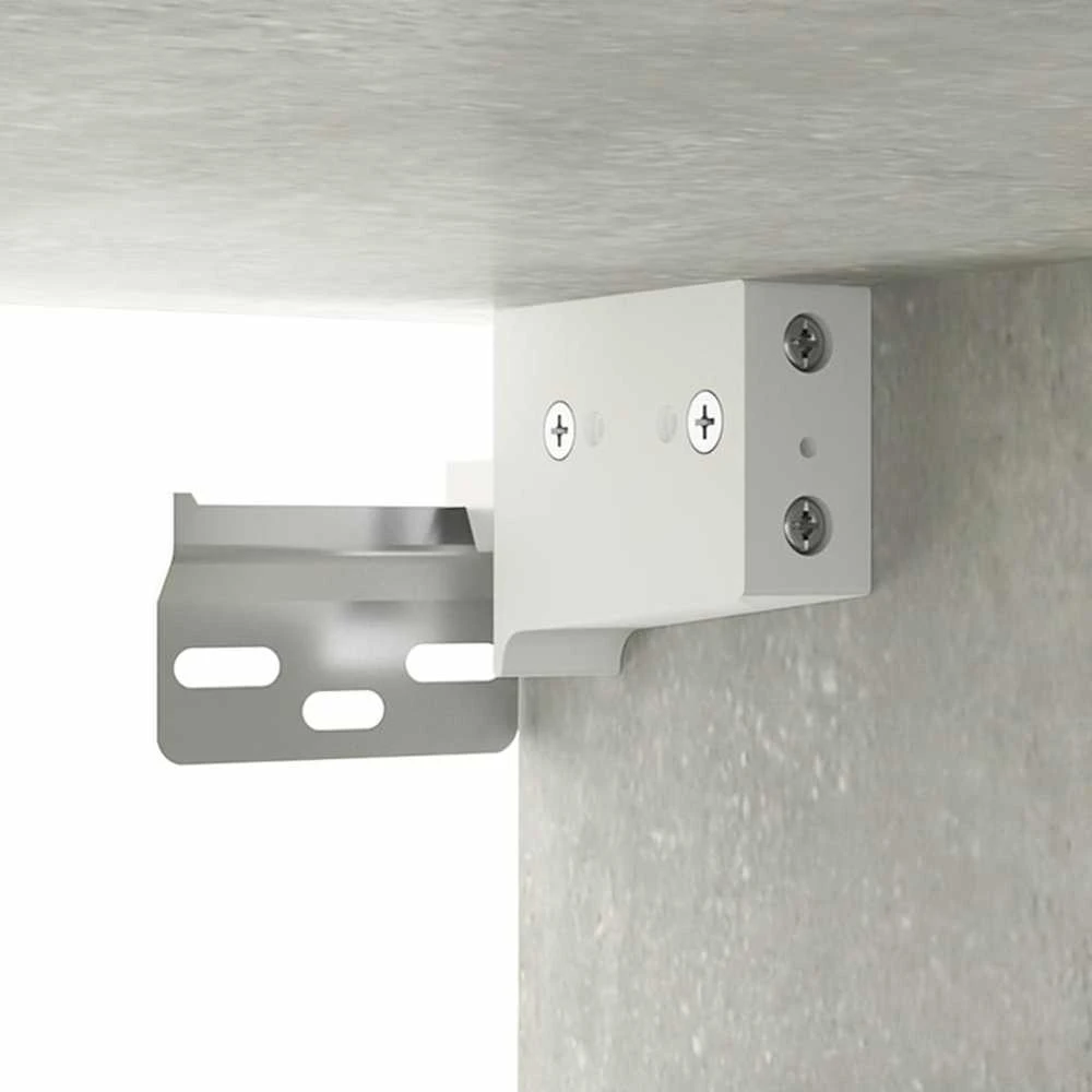 Sieninės naktinės spintelės, 2vnt., pilkos, 34x30x20cm