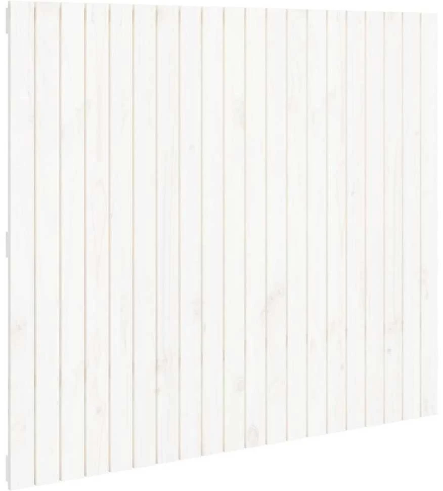 Sieninis galvūgalis, baltas, 127,5x3x110cm, pušies masyvas