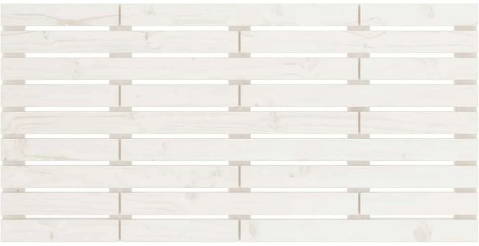 Lova Sieninis galvūgalis, baltas, 146x3x63cm, pušies masyvas