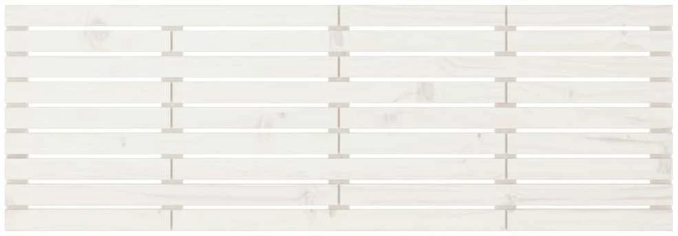 Lova Sieninis galvūgalis, baltas, 166x3x63cm, pušies masyvas