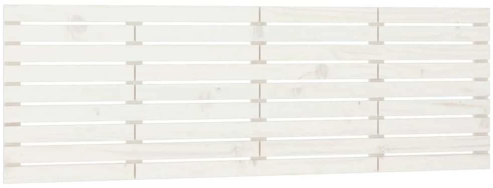 Lova Sieninis galvūgalis, baltas, 166x3x63cm, pušies masyvas