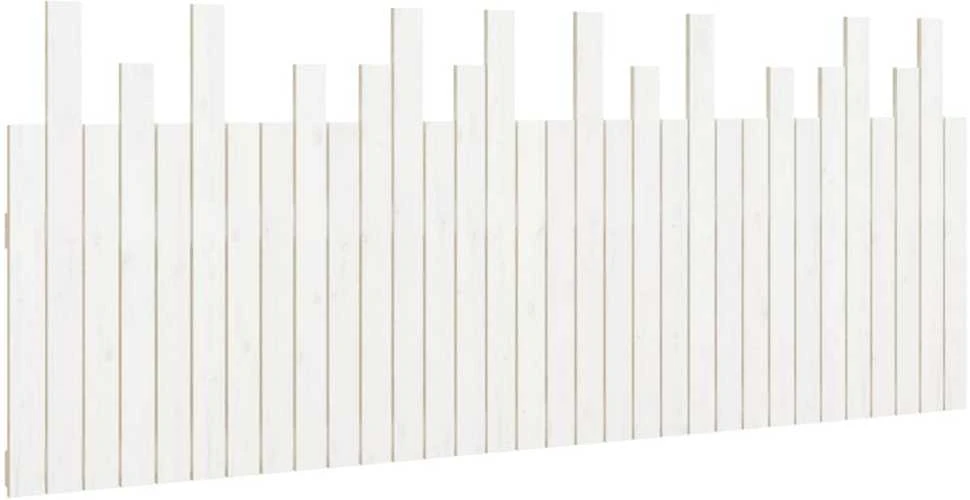 Sieninis galvūgalis, baltas, 204x3x80cm, pušies masyvas