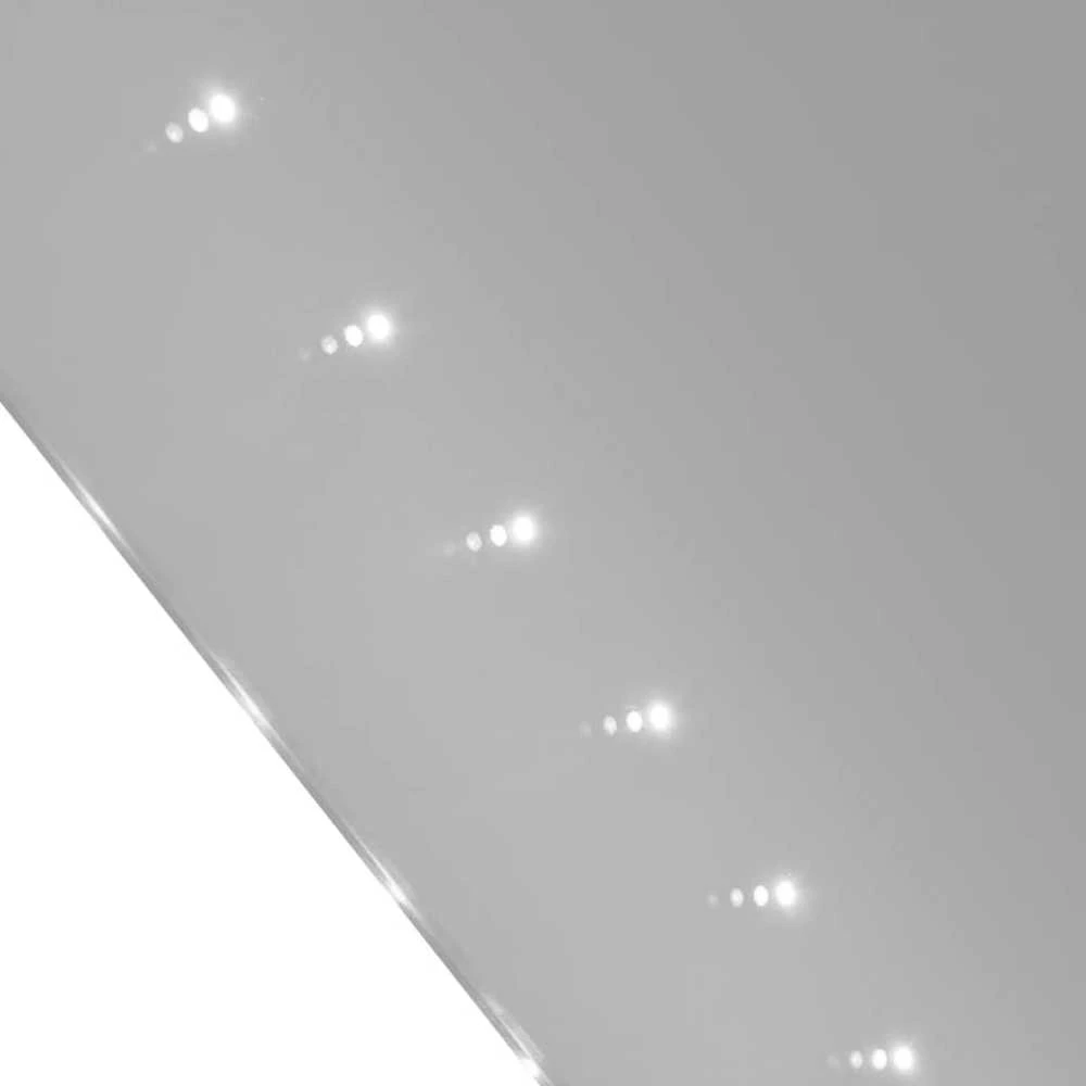 Sieninis Vonios Veidrodis su LED Apšvietimu 100 x 60 cm
