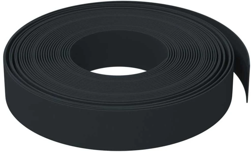 Sodo apvadai, 2vnt., juodi, 10m, 10cm, polietilenas